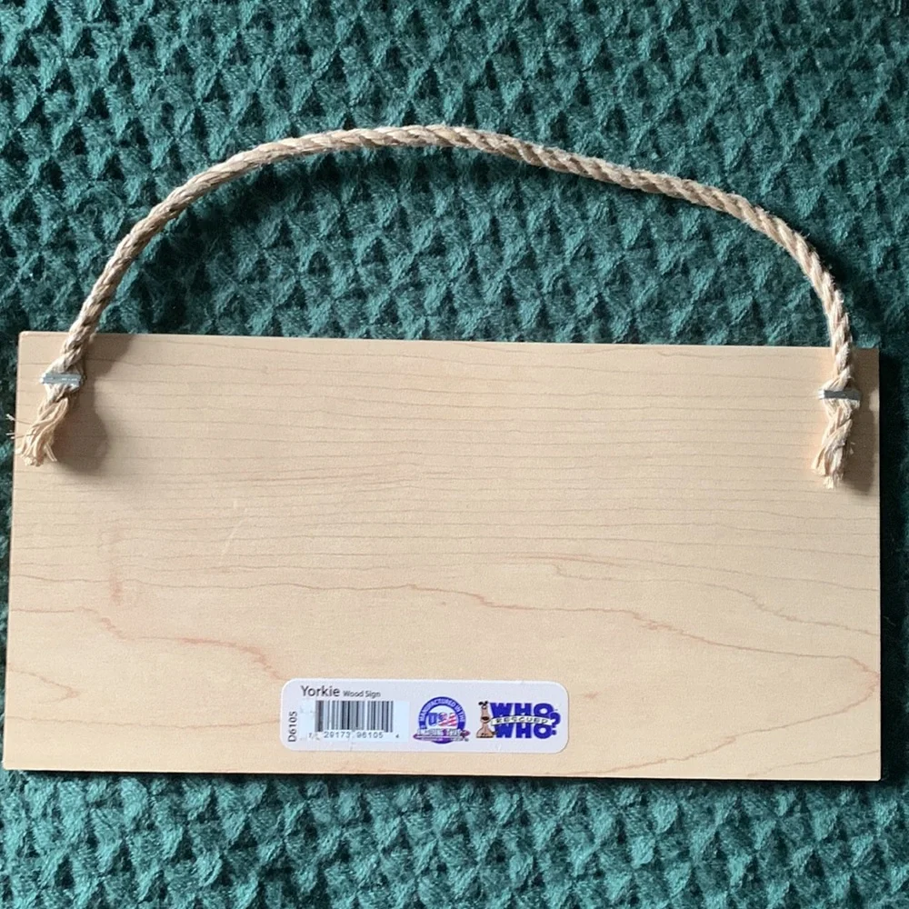Yorkie door/wall decor